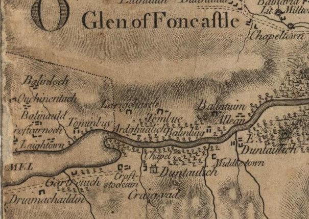 James Stobie's map of Borenich